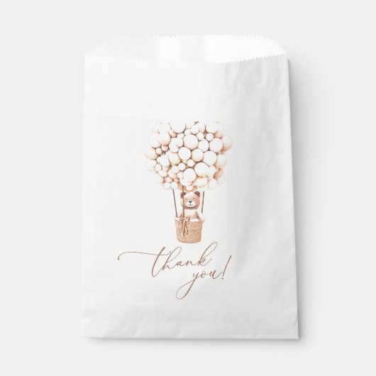 Bärenballons können wir schon frühzeitig warten! B Geschenktütchen (Vorderseite)