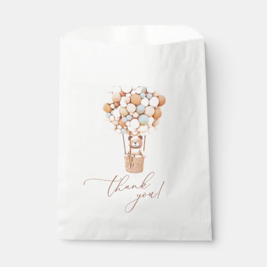 Bärenballons können wir schon frühzeitig warten! B Geschenktütchen (Vorderseite)