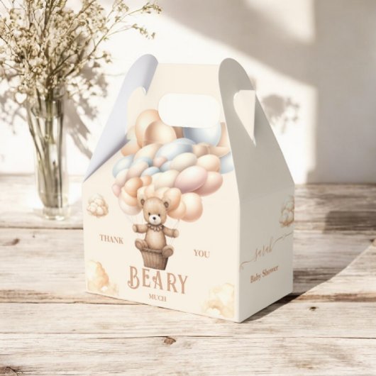 Bärenballons vom Bärengeschlecht Geschenkschachtel