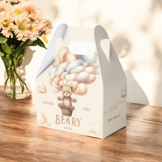 Bärenballons vom Bärengeschlecht Geschenkschachtel