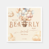 Bärenballons vom Bärengeschlecht Serviette (Vorderseite)