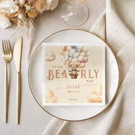 Bärenballons vom Bärengeschlecht Serviette