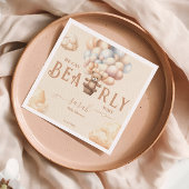 Bärenballons vom Bärengeschlecht Serviette