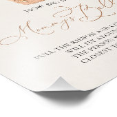 Bärenballons - Wie groß ist Mommy's Bauch - Zeiche Fotodruck (Ecke)