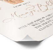 Bärenballons - Wie groß ist Mommy's Bauch - Zeiche Fotodruck (Ecke)