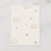 Bärenballons Windeln Raffle Boho Pink Begleitkarte (Rückseite)