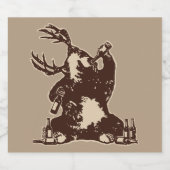 Bärenbär Bierflaschenetikett (Einzelnes Label)