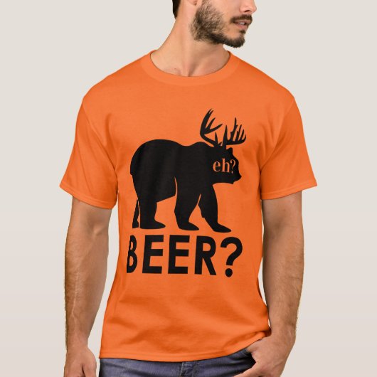 Bärenbär? Eine riesige Canada trinkt Shirt (Vorderseite)