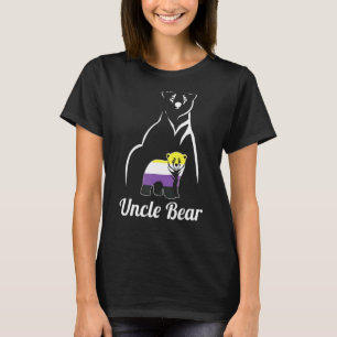 Bärenbär ohne Binärbär durch nicht binären Stolz T-Shirt