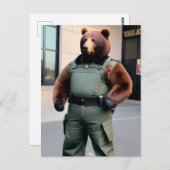 Bärenbär Postkarte (Vorne/Hinten)