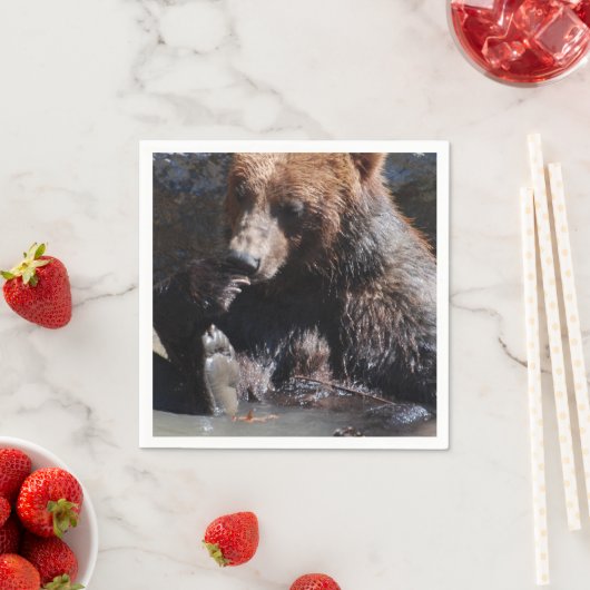 Bärenbär Serviette (Beispiel)