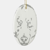 Bärenbären Brauner Tierwald Baumblatt Keramikornament (Rechts)