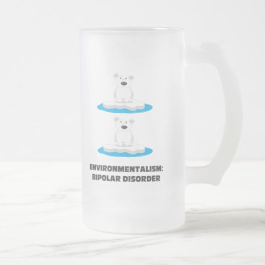 Bärenbären Mattglas Bierglas (Rechts)