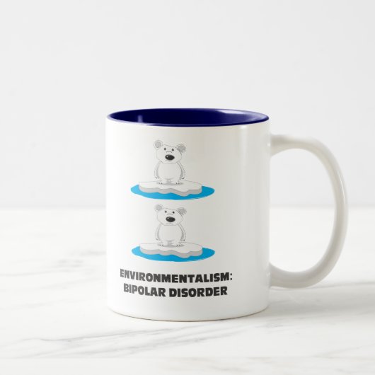 Bärenbären Zweifarbige Tasse (Rechts)