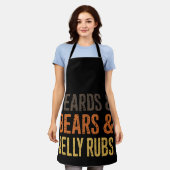 Bärenbarsche Bauch Rubs LGBTQ Gay Pride Alliga Schürze (Getragen)