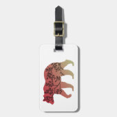 Bärenbaum Gepäckanhänger (Vorderseite vertikal)