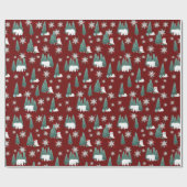 Bärenbaum Geschenkpapier (Flach)