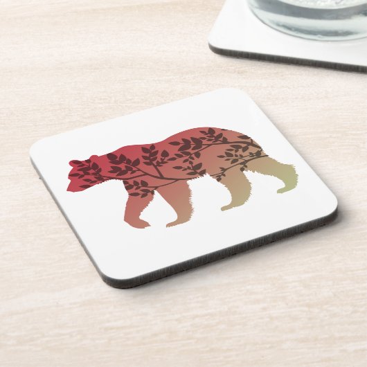 Bärenbaum Getränkeuntersetzer (Linke Seite)