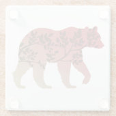 Bärenbaum Glasuntersetzer (Rückseite)