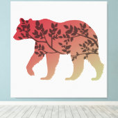 Bärenbaum Leinwanddruck (Insitu (Holzboden))