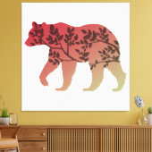 Bärenbaum Leinwanddruck (Insitu (Wohnzimmer))