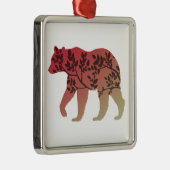 Bärenbaum Ornament Aus Metall (Rechts)
