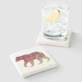 Bärenbaum Steinuntersetzer (Seitenansicht)