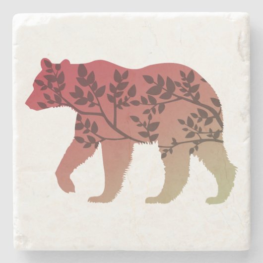 Bärenbaum Steinuntersetzer (Vorderseite)