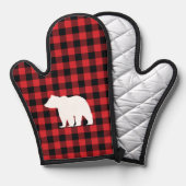 Bärenberg Karierter Karo Ofenhandschuh (Vorderseite/Rückseite)
