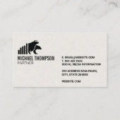 Bärenbestände | Finanzdiagramm Visitenkarte (Rückseite)