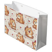 Bärenbeutel Große Geschenktüte (Vorderseite Schrägansicht)