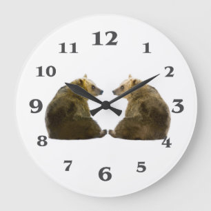 Bärenbild für die große Uhr