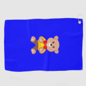 Bärenblau Golfhandtuch (Horizontal)