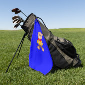 Bärenblau Golfhandtuch (Gras)