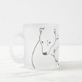 Bärenblume Tasse Glasblase Mother & Cubs Bären Tas (Links)
