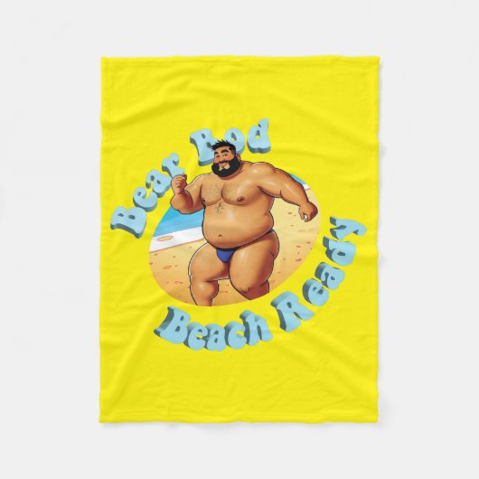 Bärenblut, Beach Ready! Nummer 9 Fleecedecke (Vorderseite)