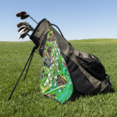 Bärenbrauen Golfhandtuch (Gras)
