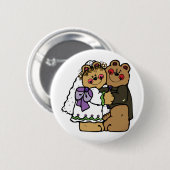 Bärenbraut und Bärenbaum Button (Vorne & Hinten)