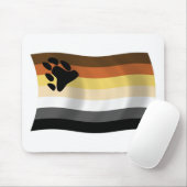 Bärenbruderschaft Flag Mousepad (Mit Mouse)