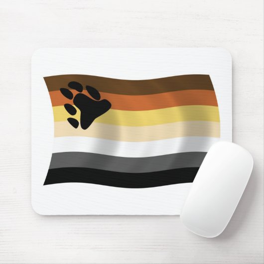Bärenbruderschaft Flag Mousepad (Mit Mouse)