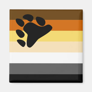 Bärenbruderschafts-Flag Magnet