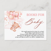 Bärenbücher für Baby warten Begleitkarte (Vorderseite)