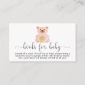 Bärenbücher für die Kinderdusche Begleitkarte (Vorderseite)