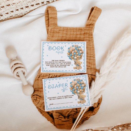 Bärenbücher für Kinder Begleitkarte