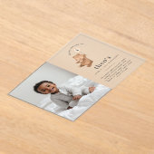 Bärencreme Ballon Foto 1. Geburtstag Einladung (Ablage )