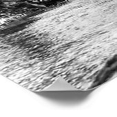 Bärencreme (Schwarzweiß-Foto-Druck) Poster (Ecke)