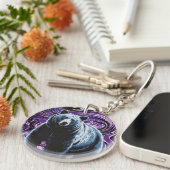 Bärendesign Akryllischer Schlüsselanhänger Rund Li (Vorderseite rechts)