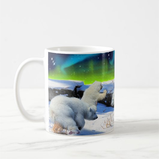 Bärendesign für Tierschützer und Wildtiere Kaffeetasse (Links)