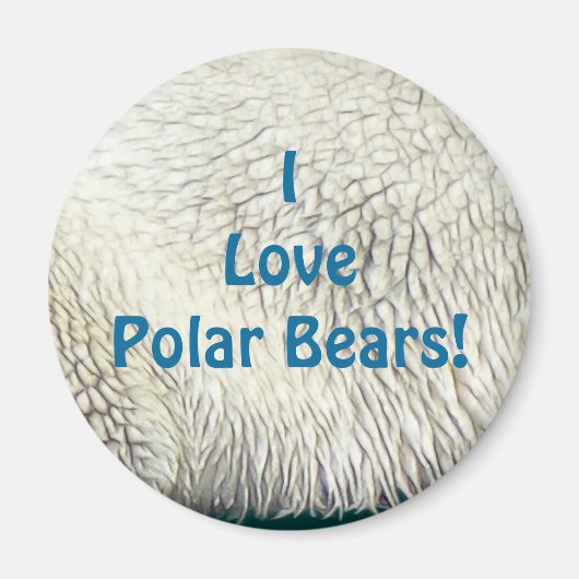 Bärendesign für Tierschützer und Wildtiere Magnet (Vorne)