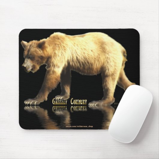 Bärendesign für Tierschützer und Wildtiere Mousepad (Mit Mouse)